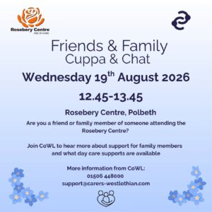 Rosebery Friends and Family event on August 19, 2026